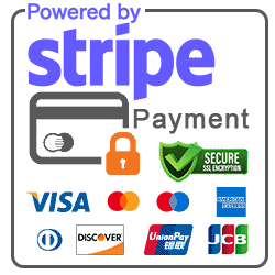 Powered by Stripe Safe payment